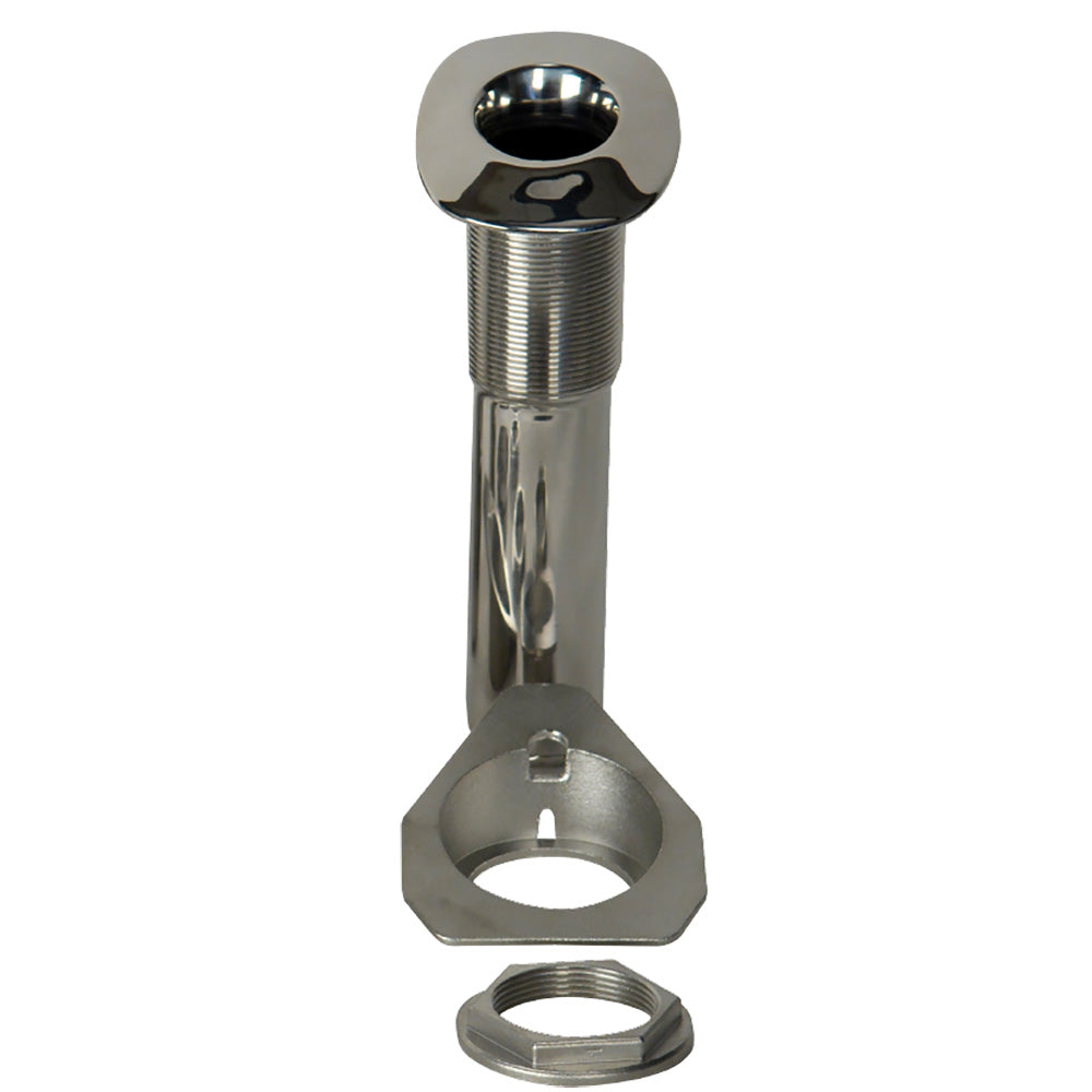 C.E. SMITH 70 SERIES SCREWLESS FLUSH MOUNT ROD HOLDER - 15 DEGREE - STAINLESS STEEL - CAST BOTTOM - BLACK LINER - BOXED