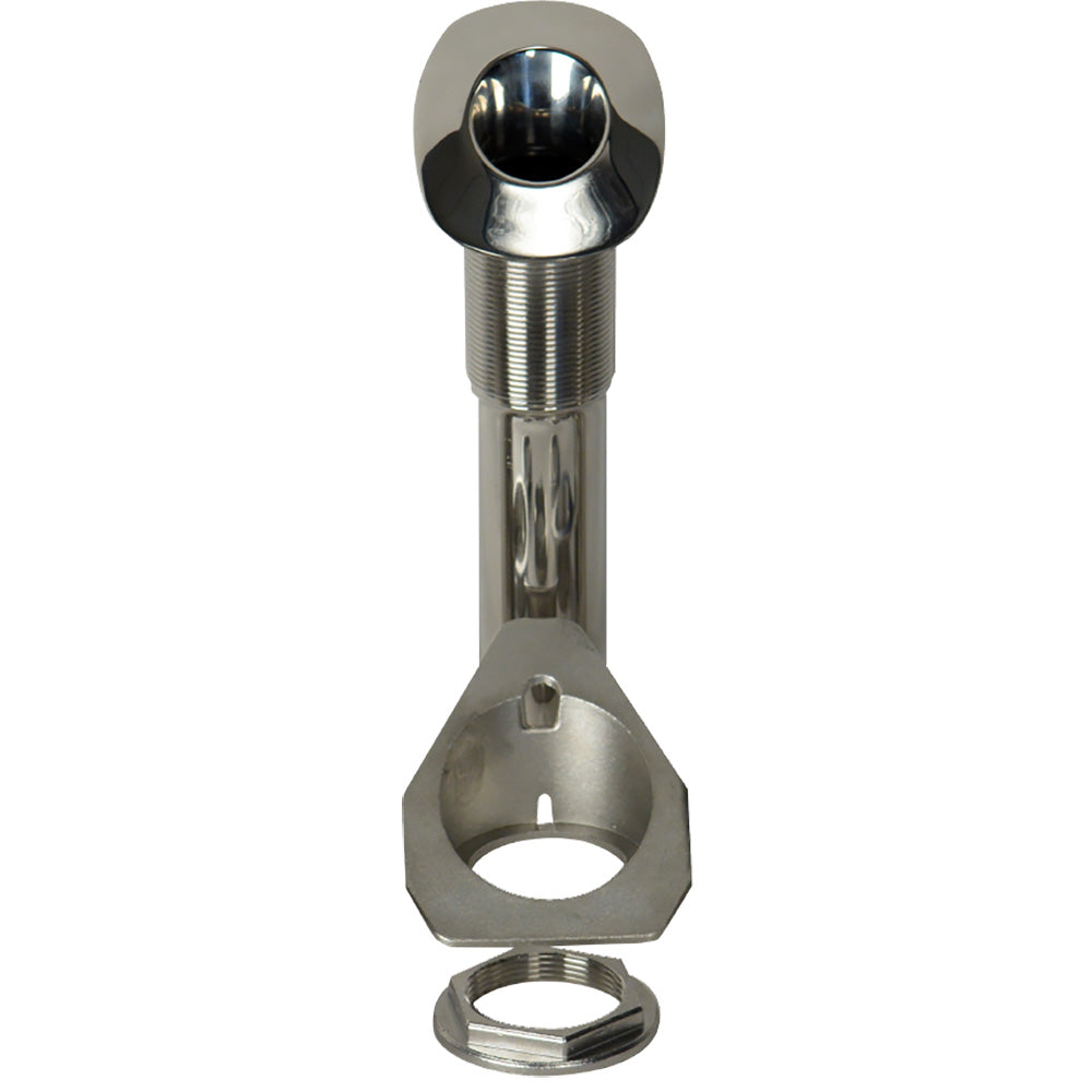 C.E. SMITH 70 SERIES SCREWLESS FLUSH MOUNT ROD HOLDER - 30 DEGREE - STAINLESS STEEL - CAST BOTTOM - BLACK LINER - BOXED