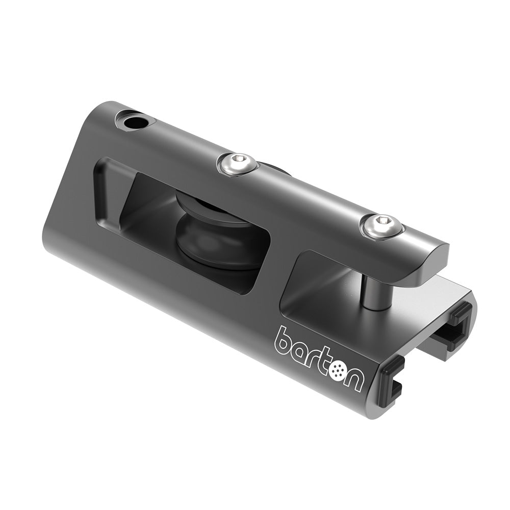BARTON 32MM END STOP & BECKET GENOA CAR TRACK - BLACK