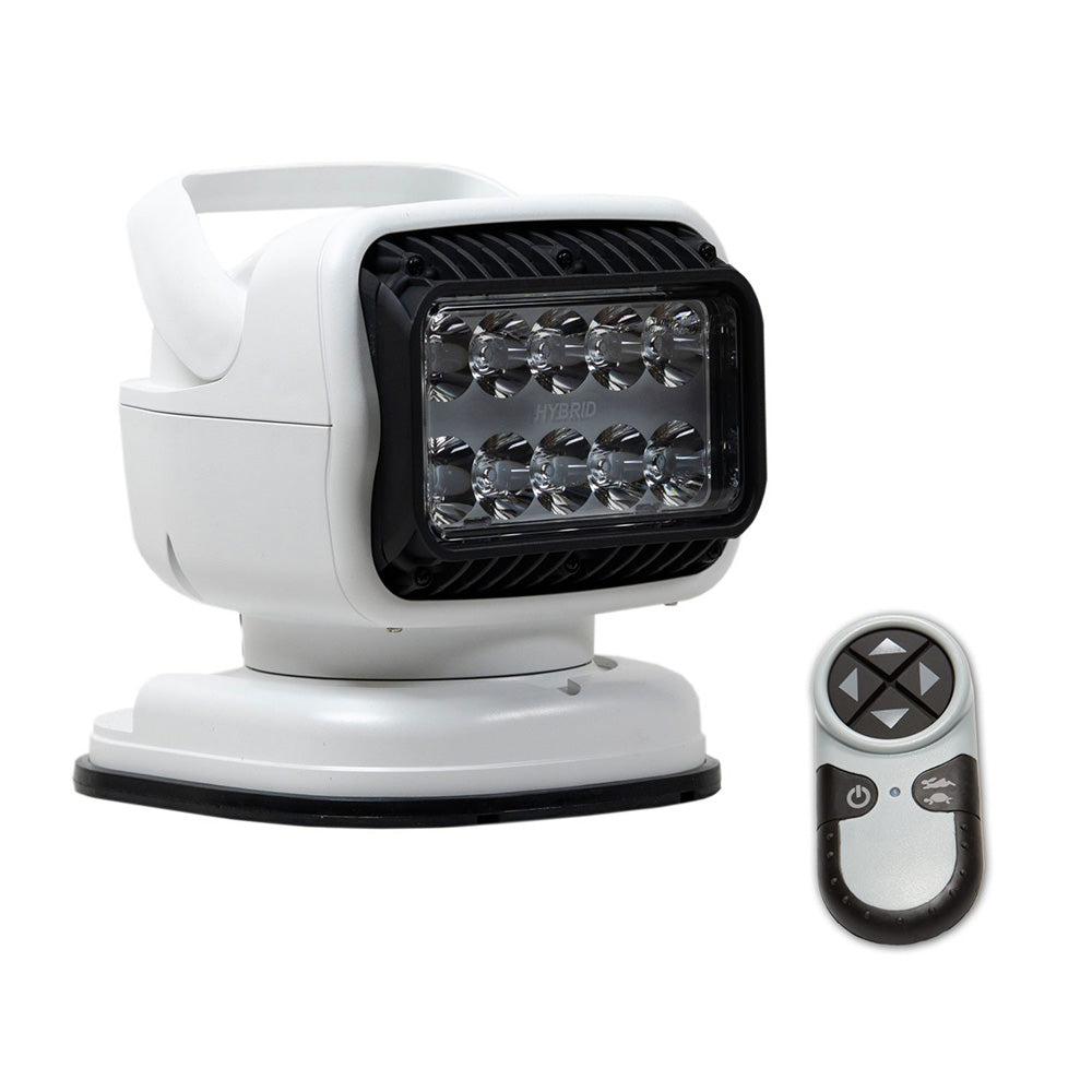 GOLIGHT GT SERIES LED HYBRID PORTABLE LIGHT W/MAGNETIC SHOE MOUNT HANDHELD WIRELESS REMOTE - 12V - WHITE