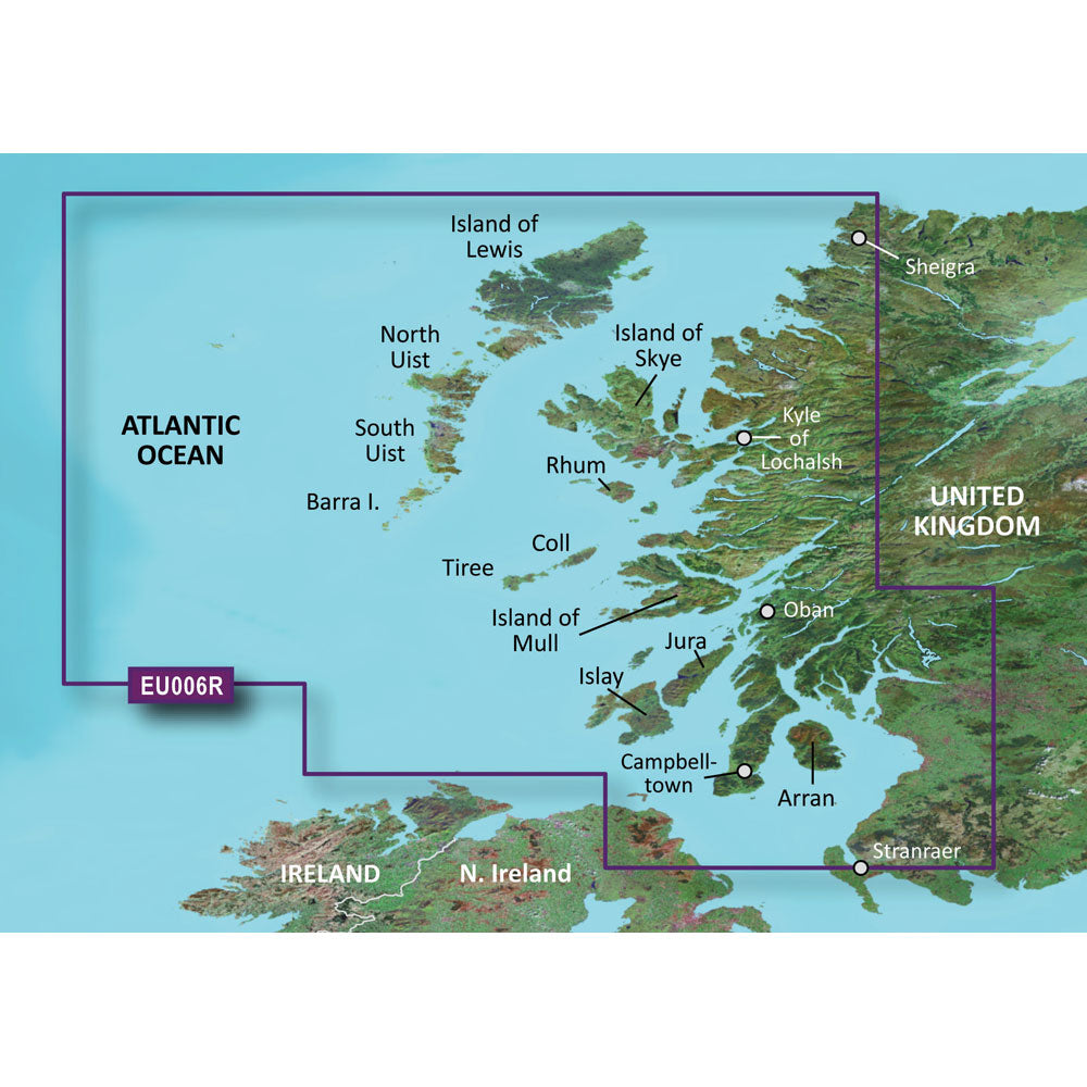 GARMIN BLUECHART® G3 HD - HXEU006R - SCOTLAND WEST COAST - MICROSD™/SD™