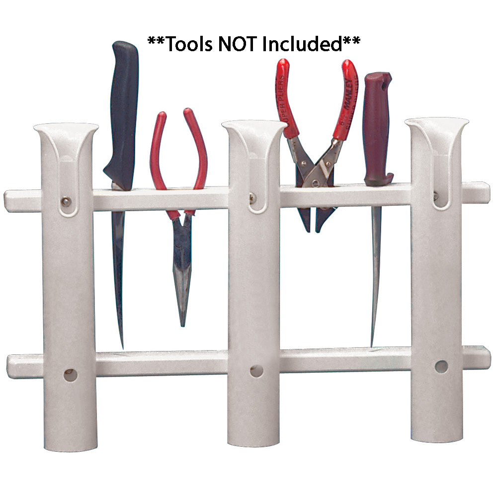 TACO 3-ROD POLY ROD RACK - WHITE