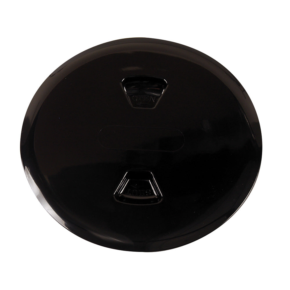 BECKSON 5" TWIST-OUT DECK PLATE - BLACK