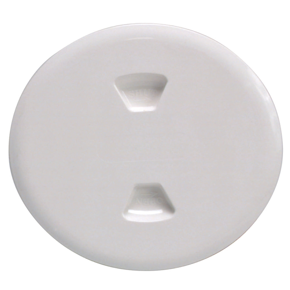 BECKSON 5" TWIST-OUT DECK PLATE - WHITE