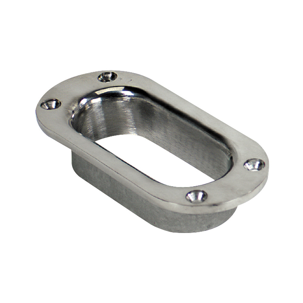 WHITECAP HAWSE PIPE - 316 STAINLESS STEEL - 1-1/2" X 3-3/4"