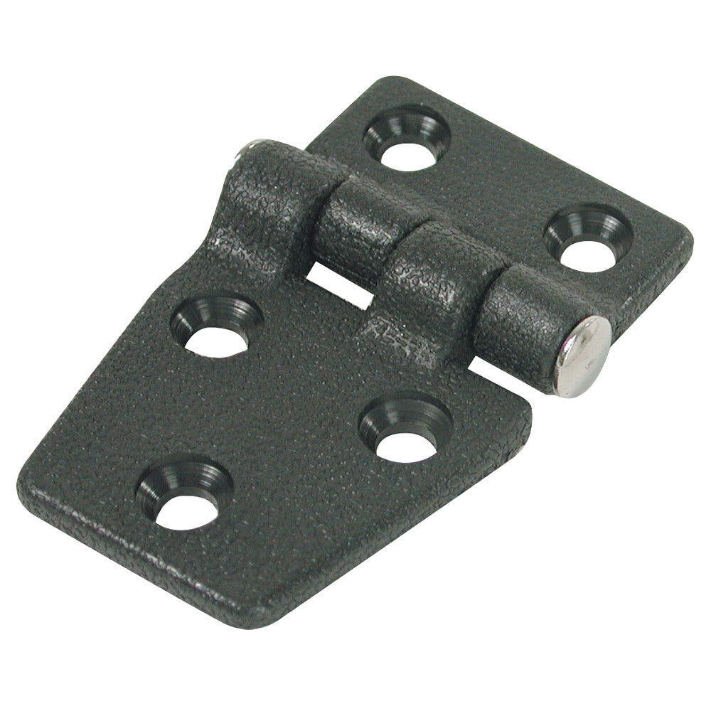 WHITECAP SHORTSIDE DOOR HINGE - BLACK NYLON - 1-3/8" X 2-1/4"