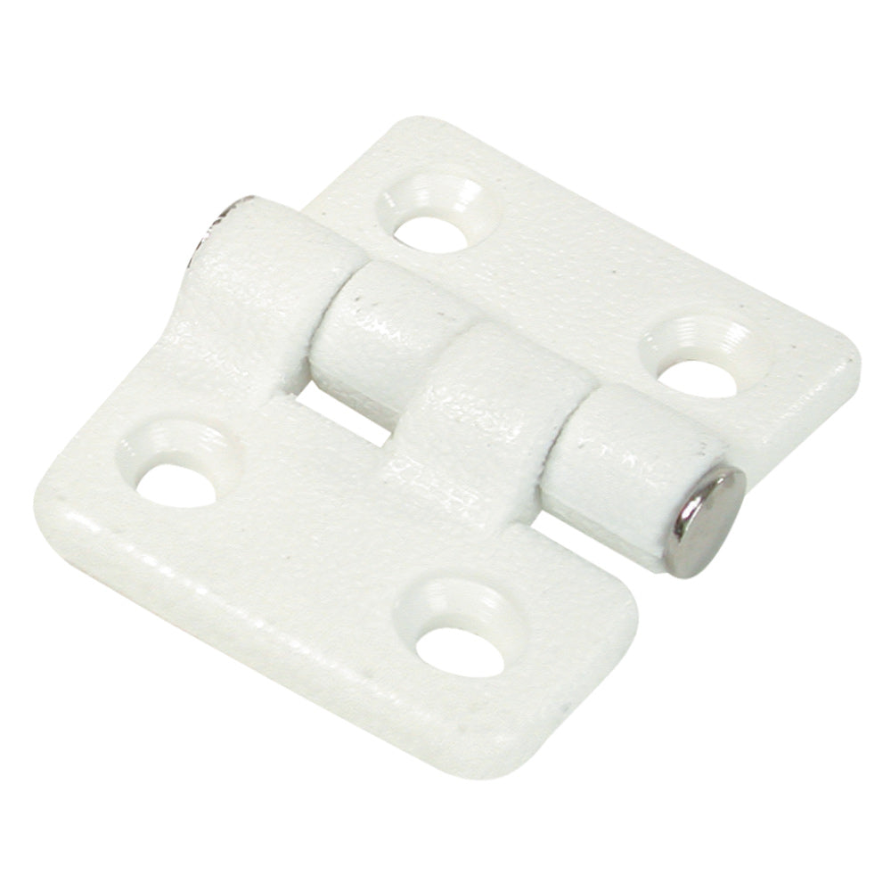 WHITECAP BUTT HINGE - WHITE NYLON - 1-1/2" X 1-3/8"