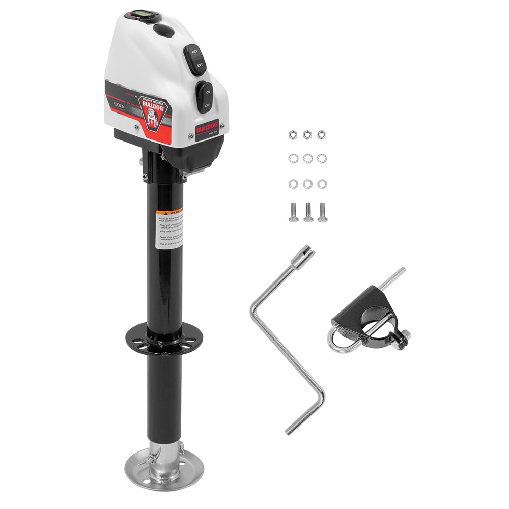 BULLDOG 4,000LBS POWERED A-FRAME JACK - WHITE CASE