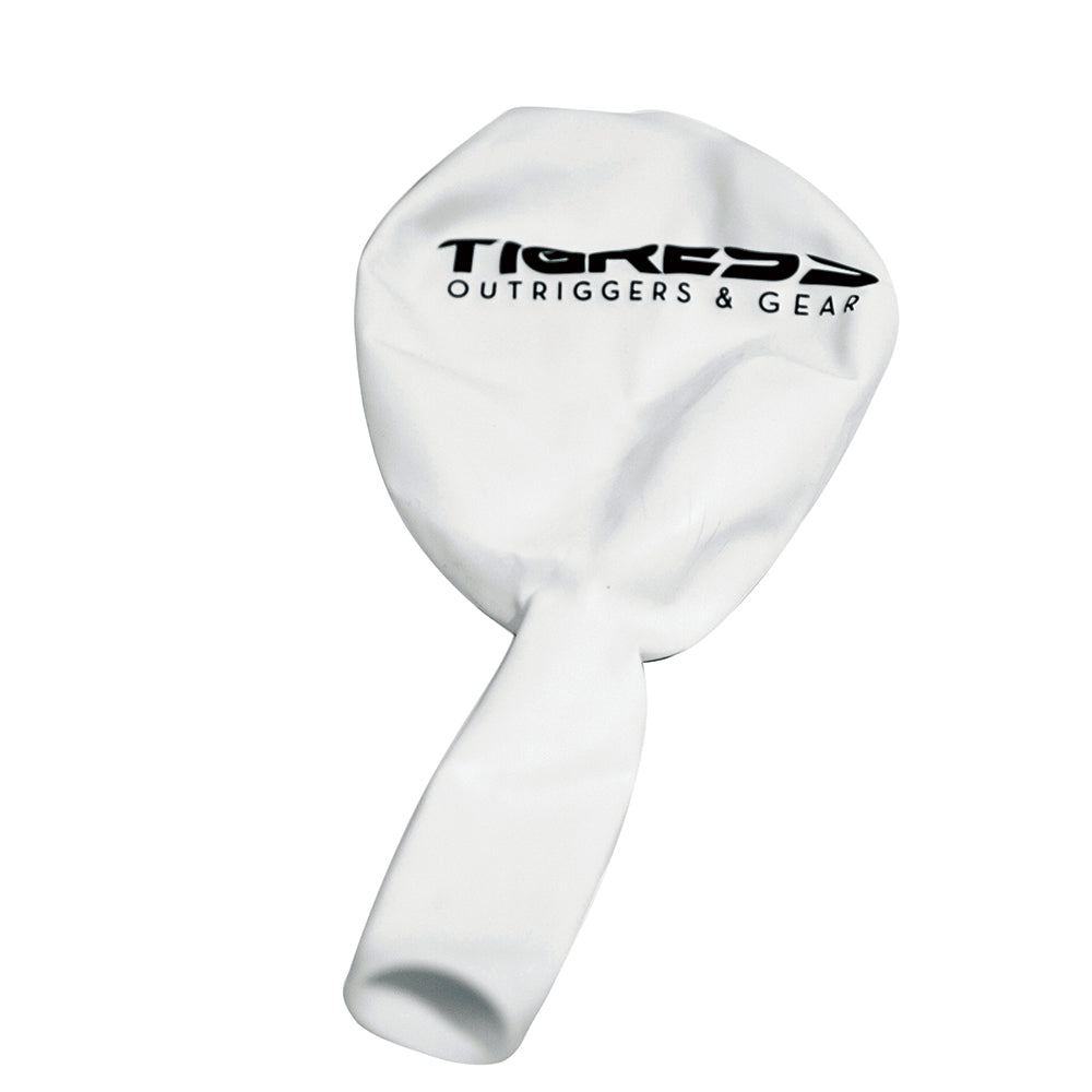 TIGRESS WHITE HELIUM BALLONS