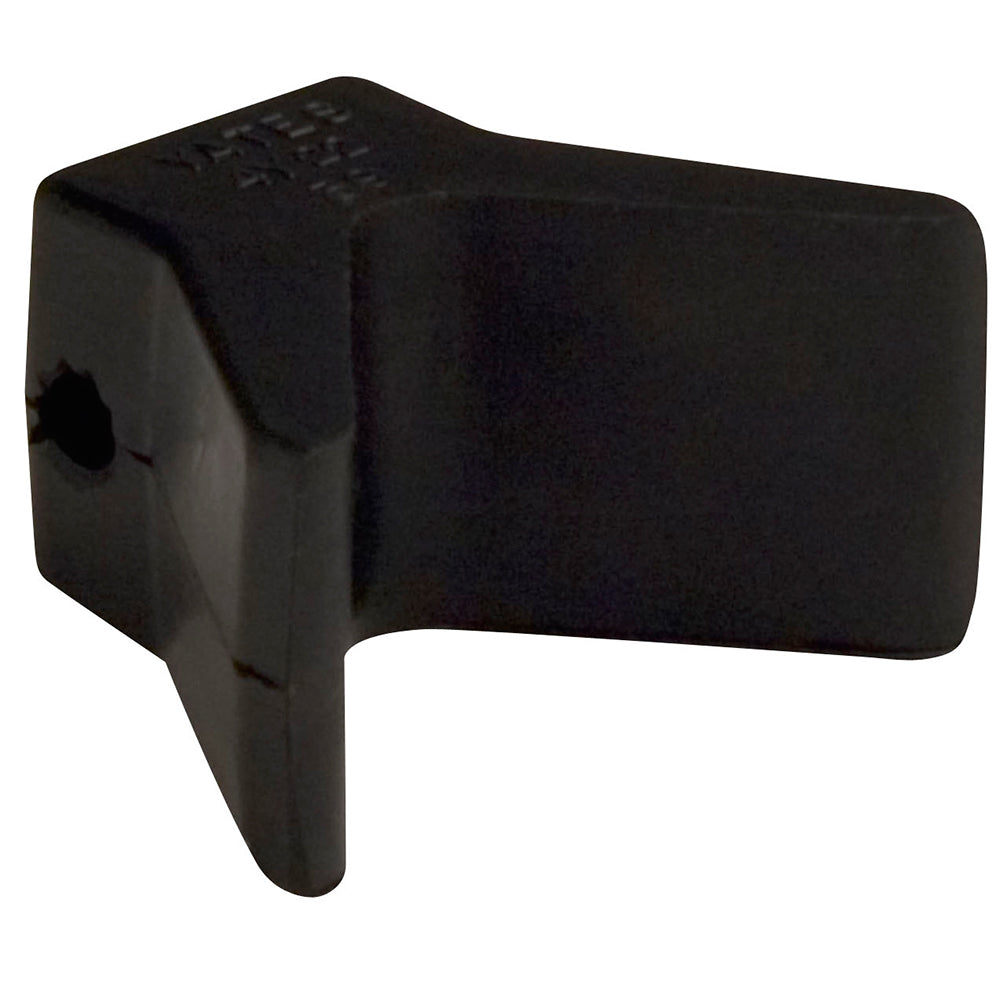 C.E. SMITH BOW Y-STOP - 2" X 2" - BLACK NATURAL RUBBER