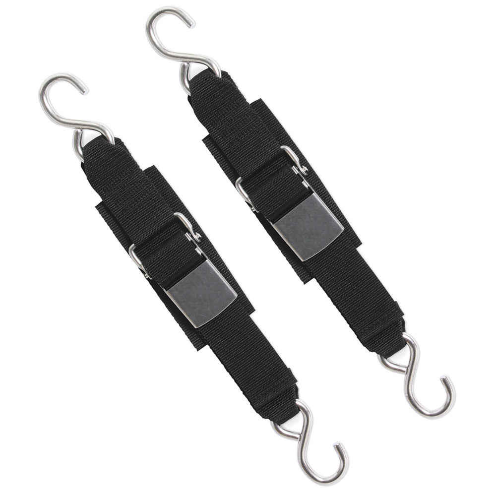 BOATBUCKLE STAINLESS STEEL KWIK-LOK TRANSOM TIE-DOWNS