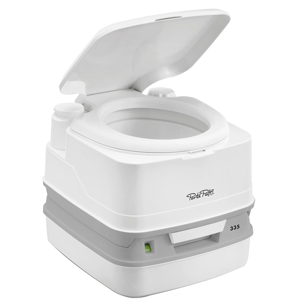 THETFORD PORTA POTTI 335 MARINE TOILET W/HOLD DOWN KIT
