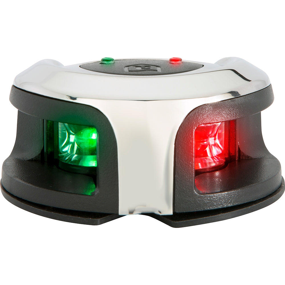 ATTWOOD LIGHTARMOR BOW MOUNT NAVIGATION LIGHT - STAINLESS STEEL - BI-COLOR - 2NM