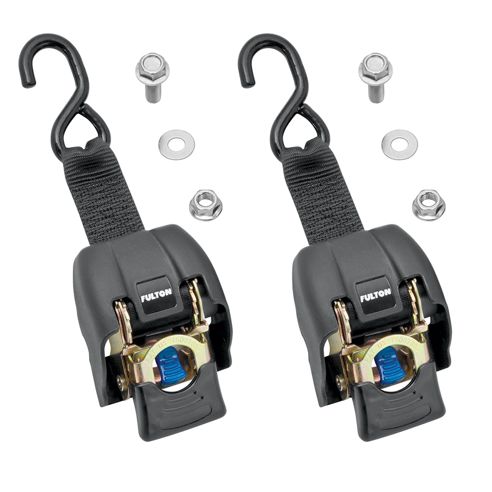 FULTON TRANSOM RATCHET TIE DOWN - 2" X 43" - 2-PACK
