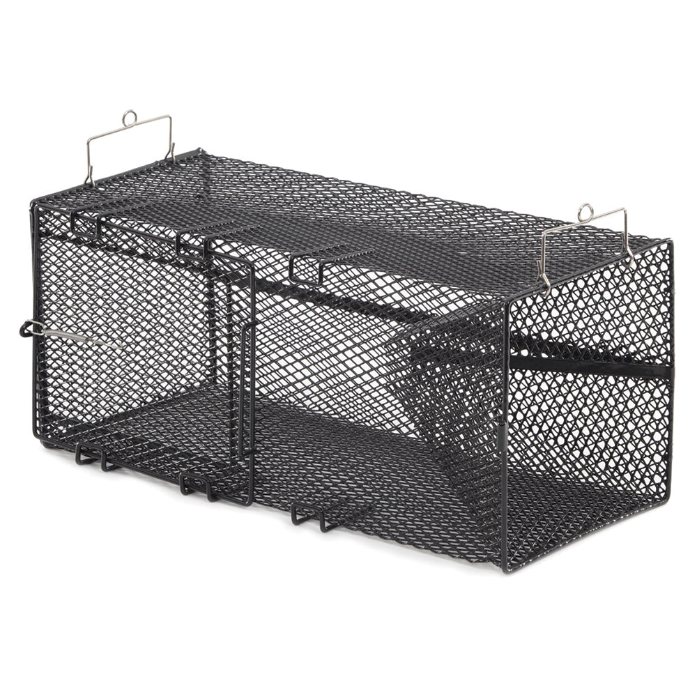 FRABILL BLACK PINFISH RECTANGULAR TRAP - 18" X 12" X 8"