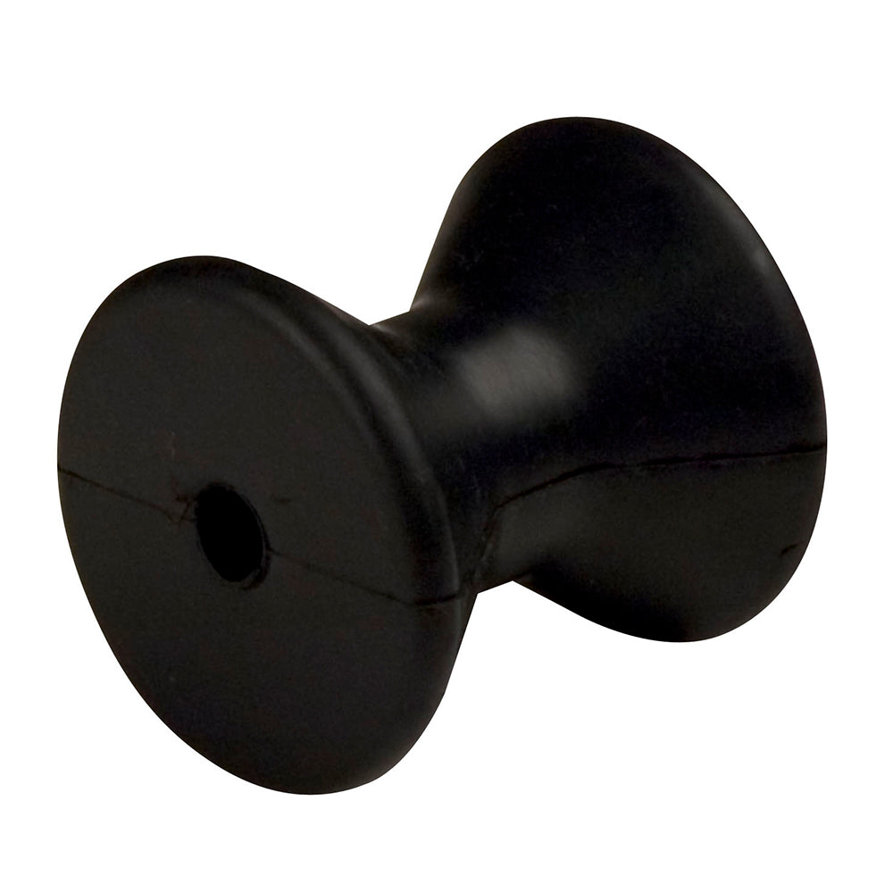 C.E. SMITH BOW ROLLER - BLACK - 3" DIAMETER - 3-1/8"W - 1/2" ID