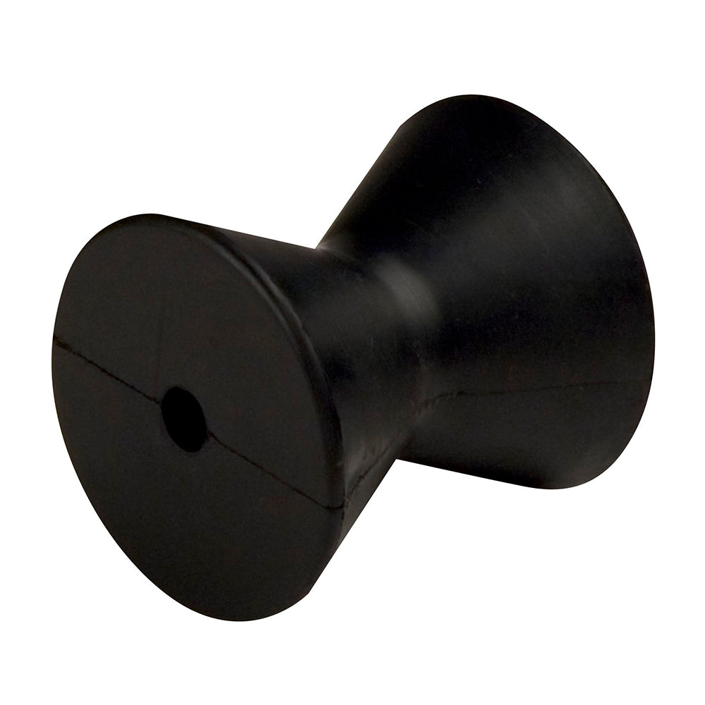 C.E. SMITH BOW ROLLER - BLACK - 4" DIAMETER - 3-3/4"W - 1/2" ID