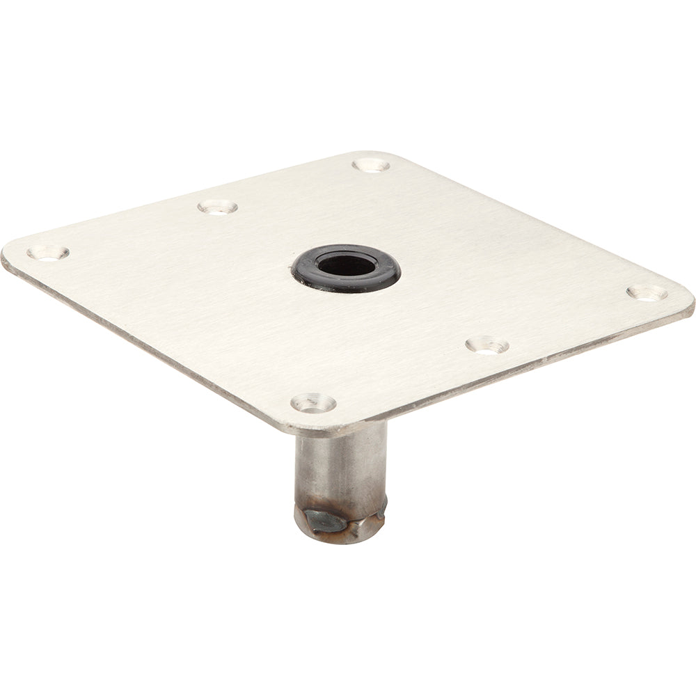 ATTWOOD SWIVL-EZE 7X7 LOCK'N-PIN ZINC PLATED STEEL 3/4" PIN BASE