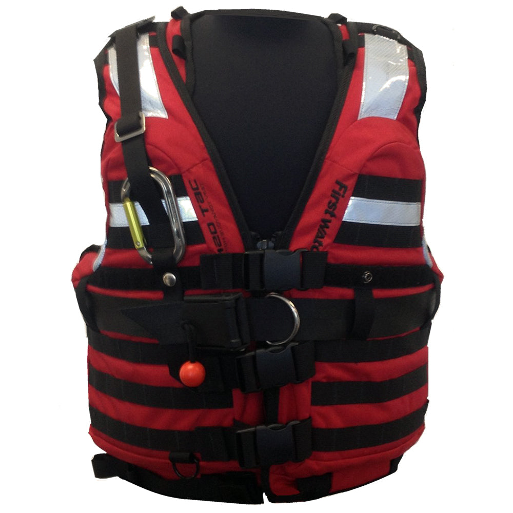 FIRST WATCH HBV-100 HIGH BUOYANCY RESCUE VEST - RED - MEDIUM TO XL