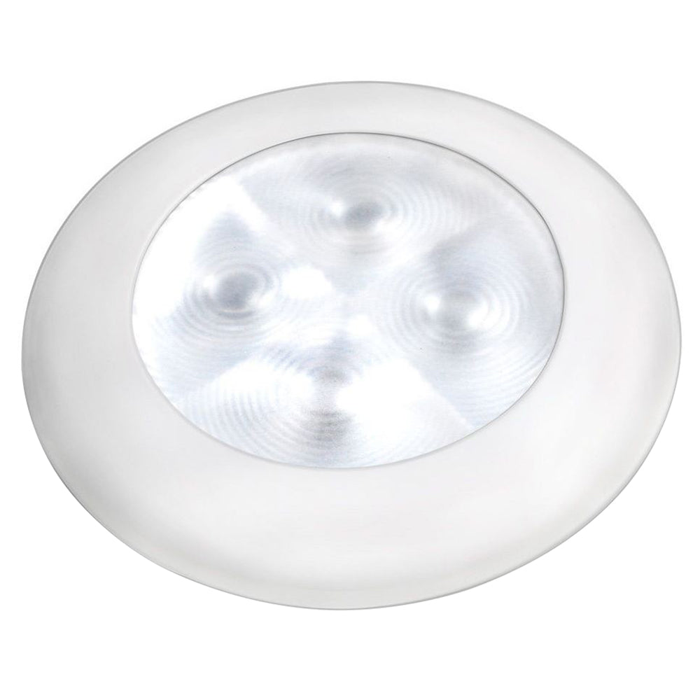HELLA MARINE COURTESY LIGHT - WARM WHITE W/WHITE RIM