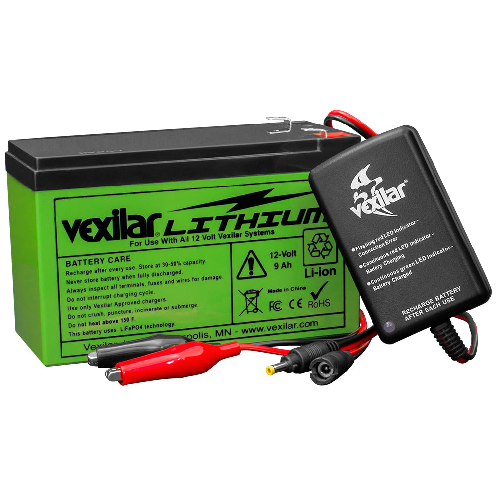 VEXILAR 12V LITHIUM ION BATTERY & CHARGER