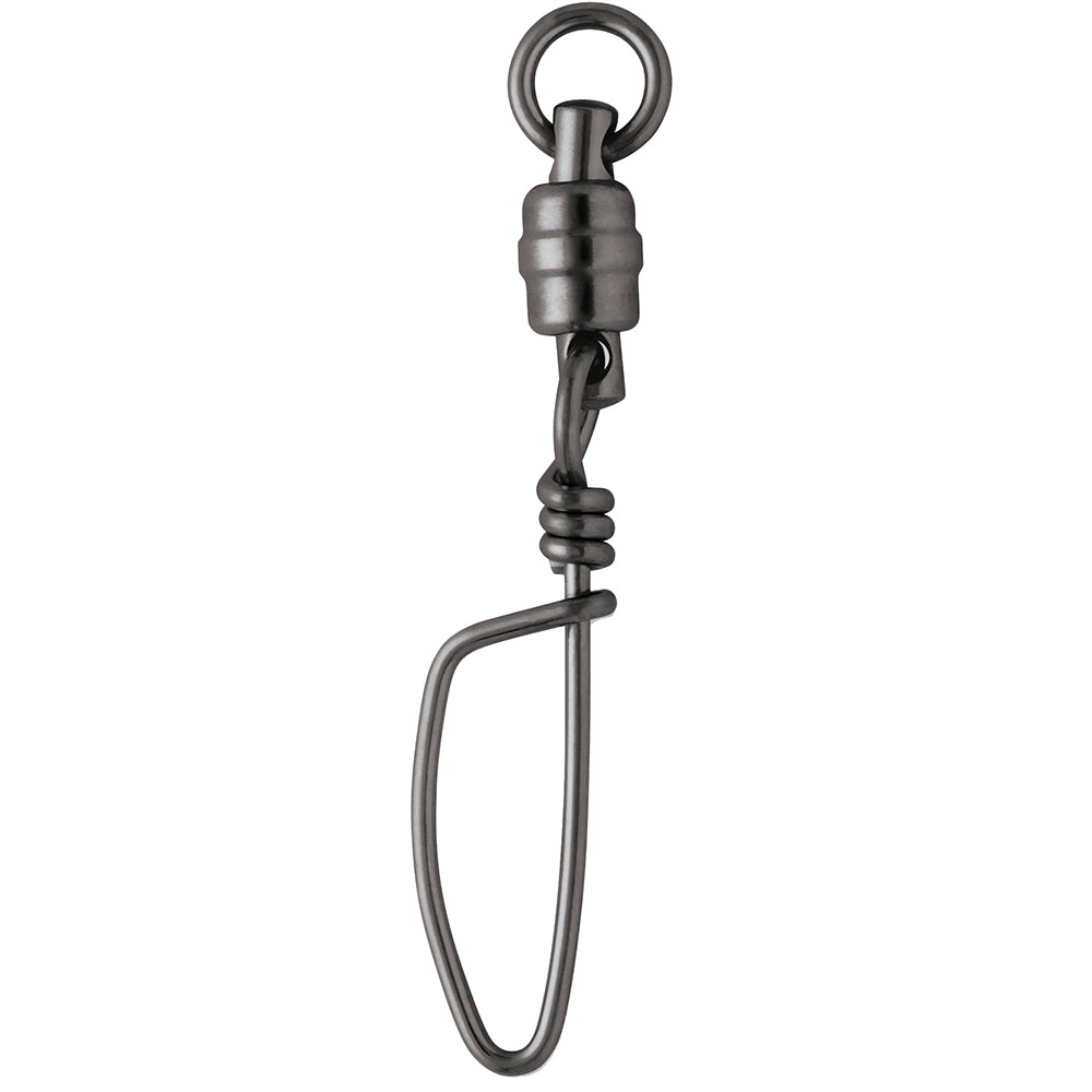 VMC BSHBTSS BLACK STAINLESS STEEL HEAVY-DUTY BALL BEARING TOURNAMENT SNAP SWIVEL #6 - 320LB *1-PACK