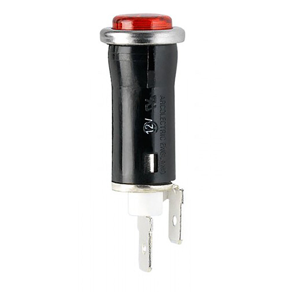 VDO RED SNAP-IN PANEL MOUNT LIGHT - 12V