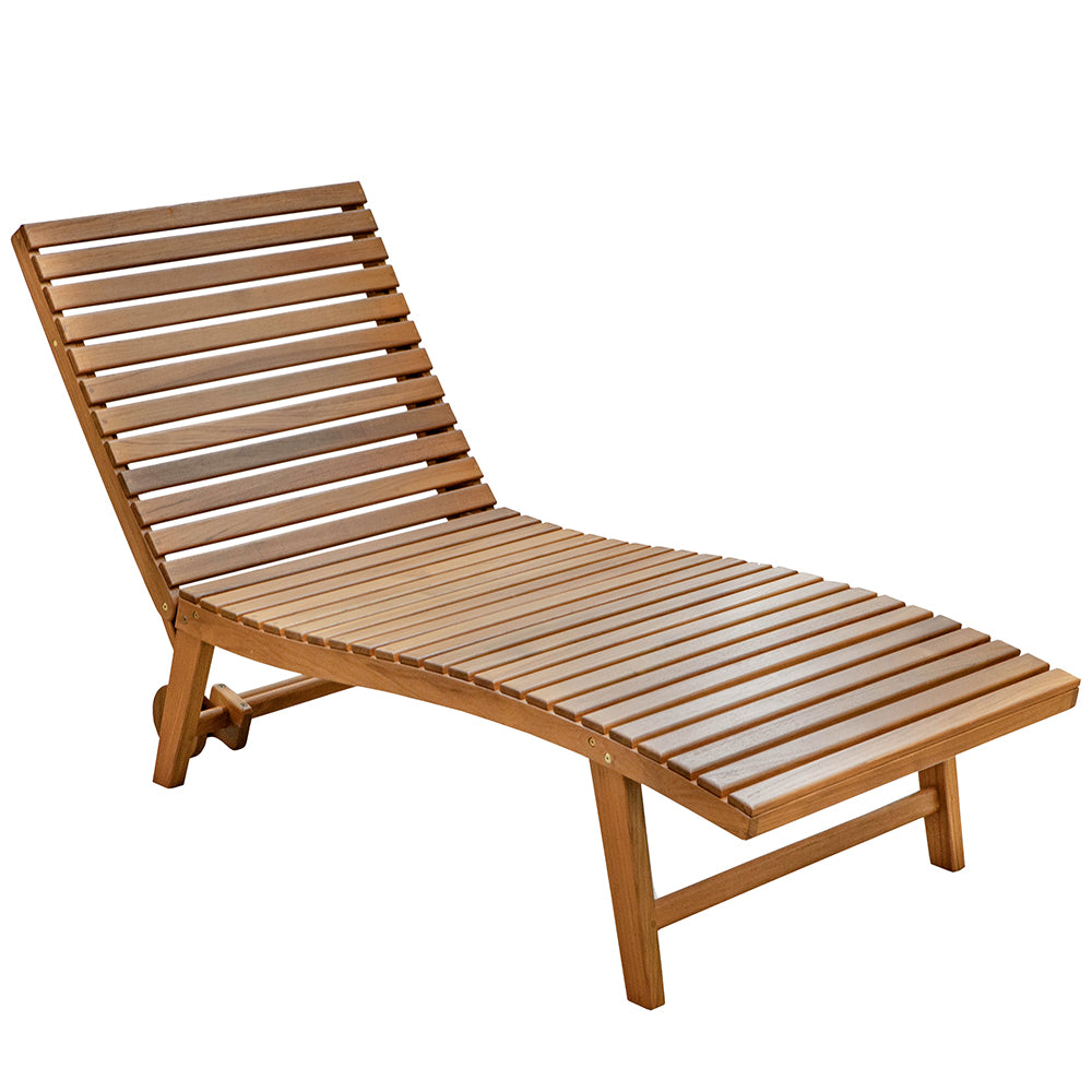 WHITECAP POOL LOUNGE CHAIR - TEAK