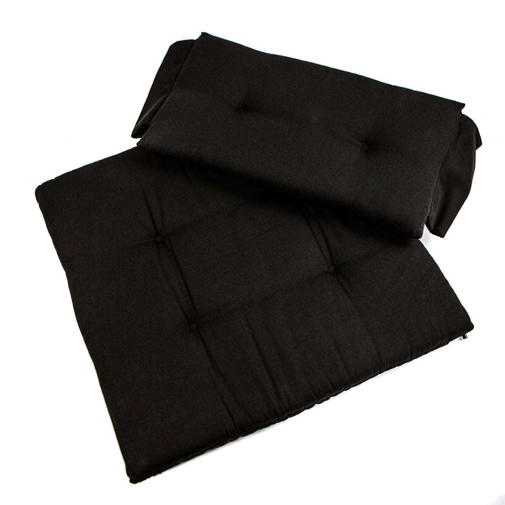 WHITECAP SEAT CUSHION SET F/DIRECTOR'S CHAIR - BLACK