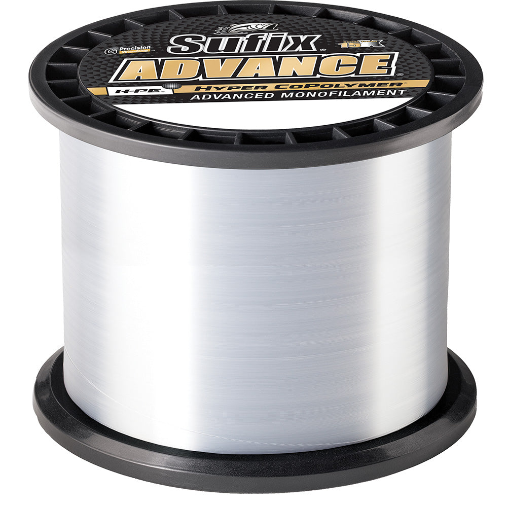 SUFIX ADVANCE® MONOFILAMENT - 12LB - CLEAR - 1200 YDS