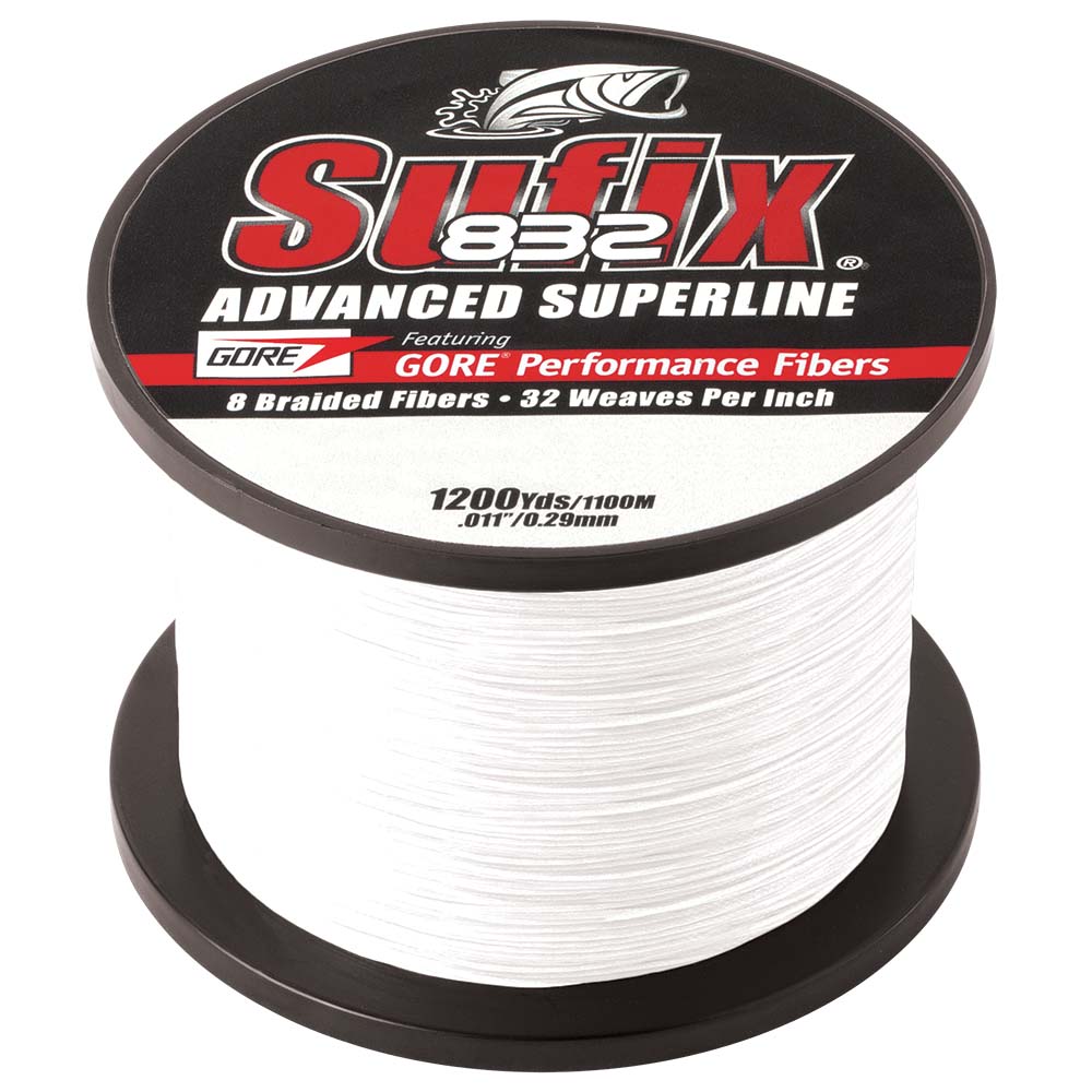 SUFIX 832® ADVANCED SUPERLINE® BRAID - 6LB - GHOST - 1200 YDS