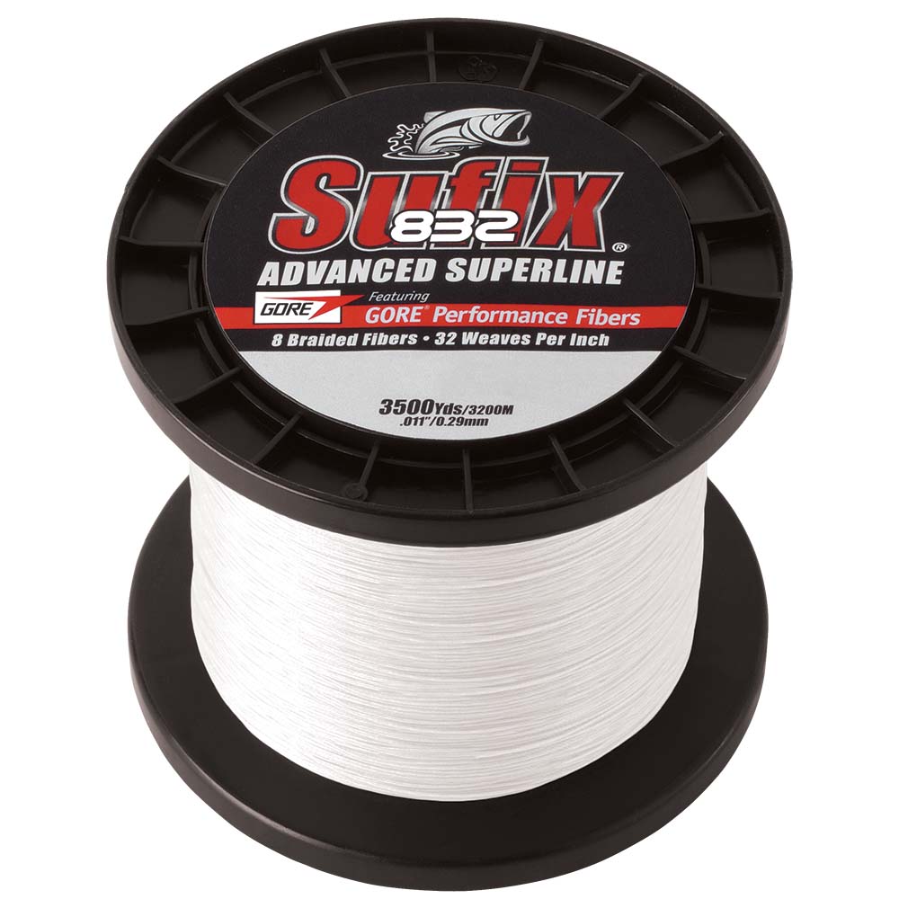 SUFIX 832® ADVANCED SUPERLINE® BRAID - 6LB - GHOST - 3500 YDS