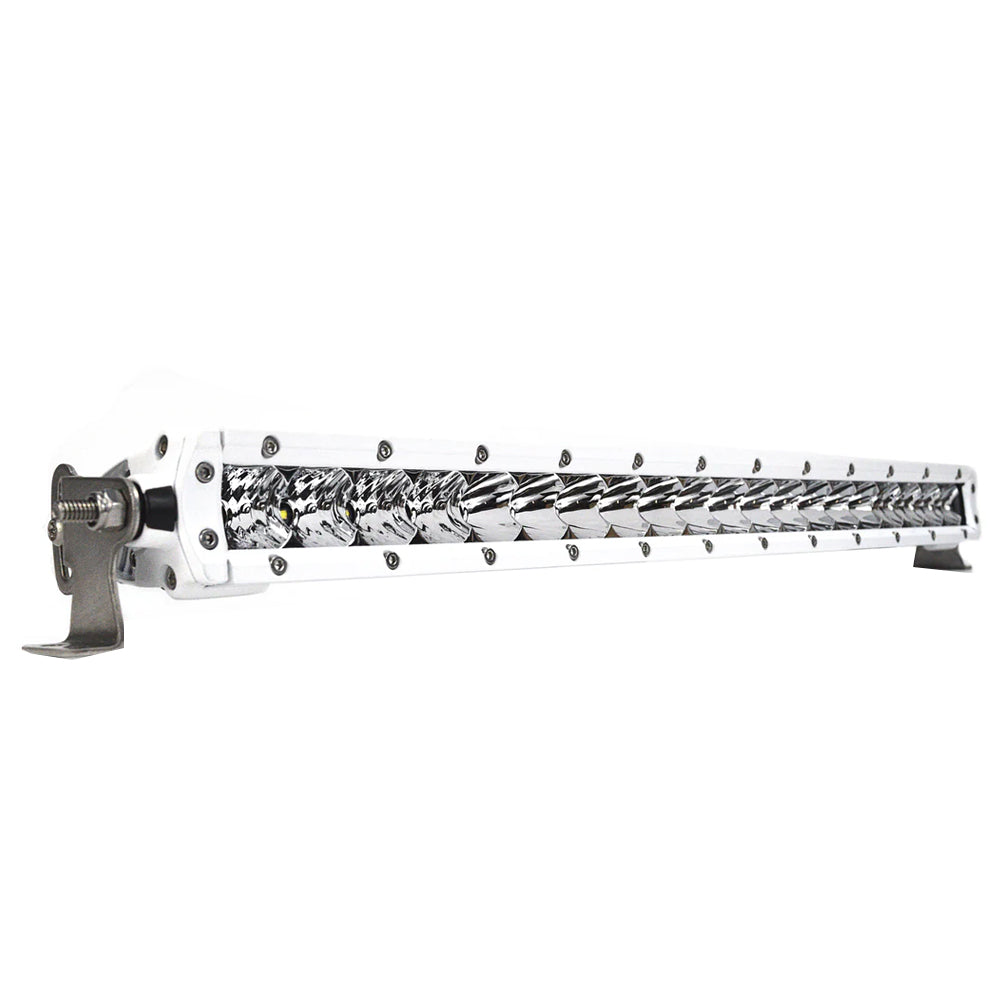 BLACK OAK PRO SERIES 3.0 SINGLE ROW 20" LED LIGHT BAR - COMBO OPTICS - WHITE HOUSING