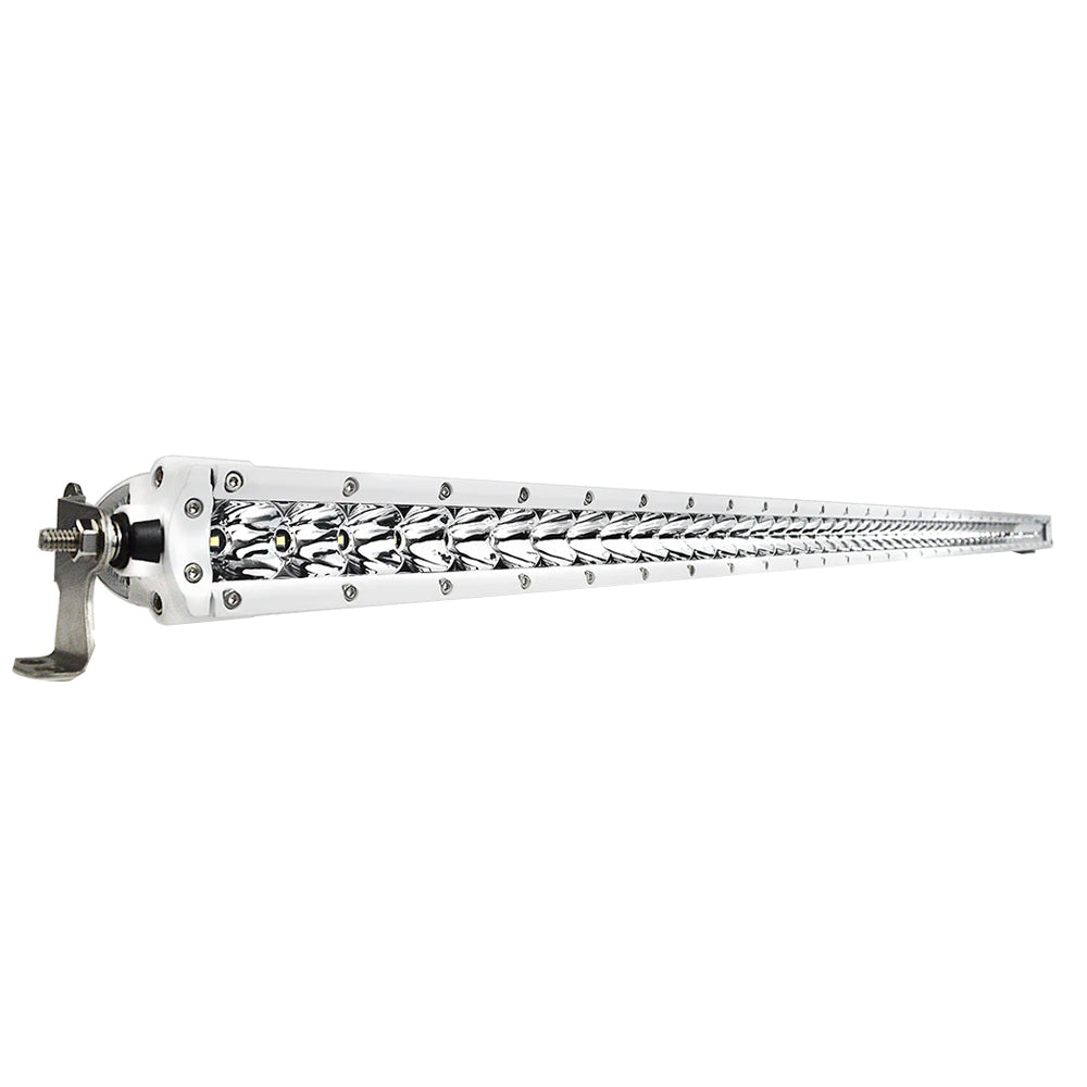 BLACK OAK PRO SERIES 3.0 SINGLE ROW 50" LED LIGHT BAR - COMBO OPTICS - WHITE HOUSING