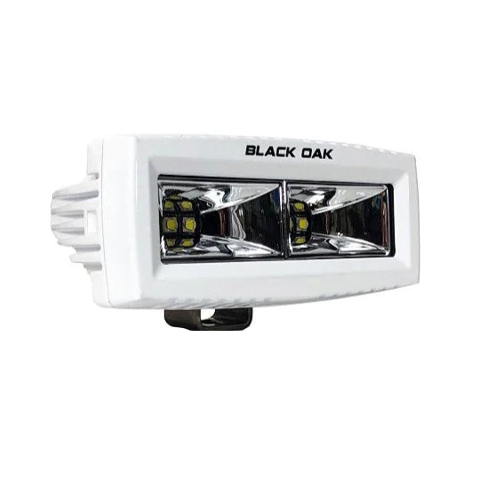 BLACK OAK 4" MARINE SPREADER LIGHT - SCENE OPTICS - WHITE HOUSING - PRO SERIES 3.0