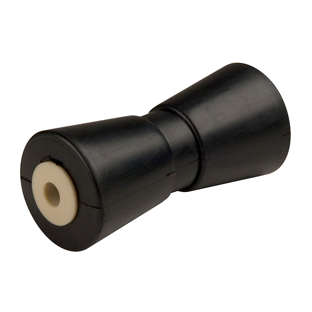 C.E. SMITH 8"-5/8" KEEL ROLLER BLACK NATURAL RUBBER