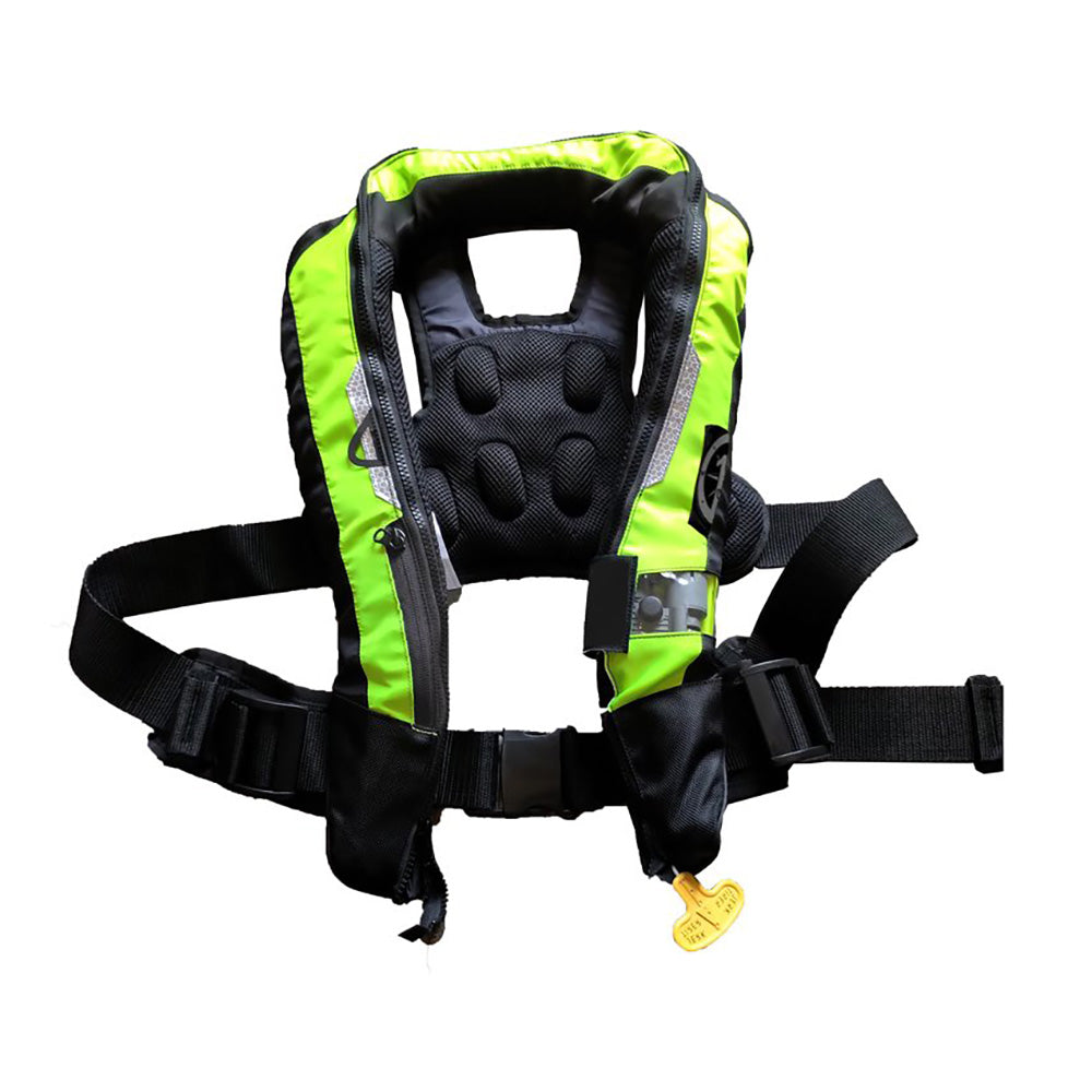 FIRST WATCH FW-40PRO ERGO AUTO INFLATABLE PFD - HI-VIS YELLOW