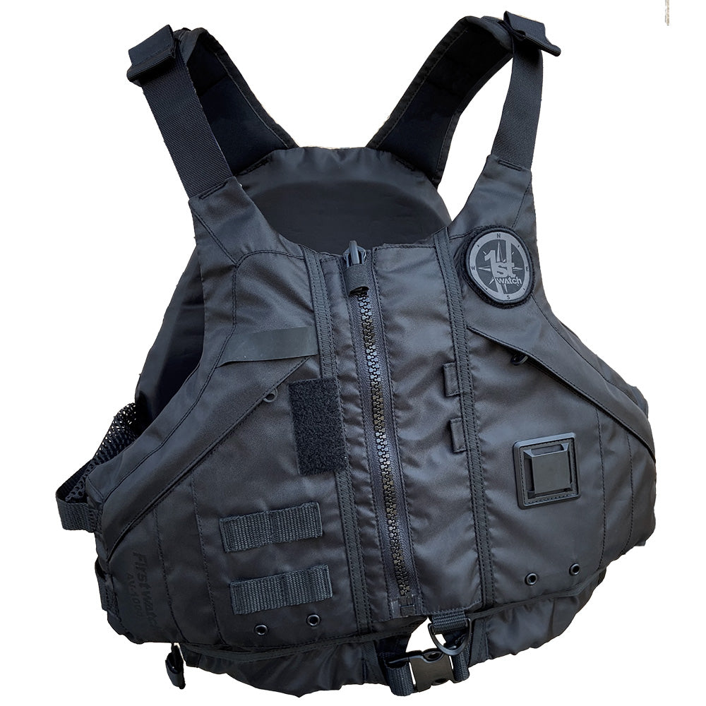 FIRST WATCH AV-1000 KAYAK STYLE DUTY PFD - BLACK - M/L