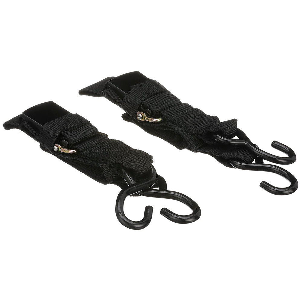 ATTWOOD QUICK-RELEASE TRANSOM TIE-DOWN STRAPS 2" X 4' PAIR