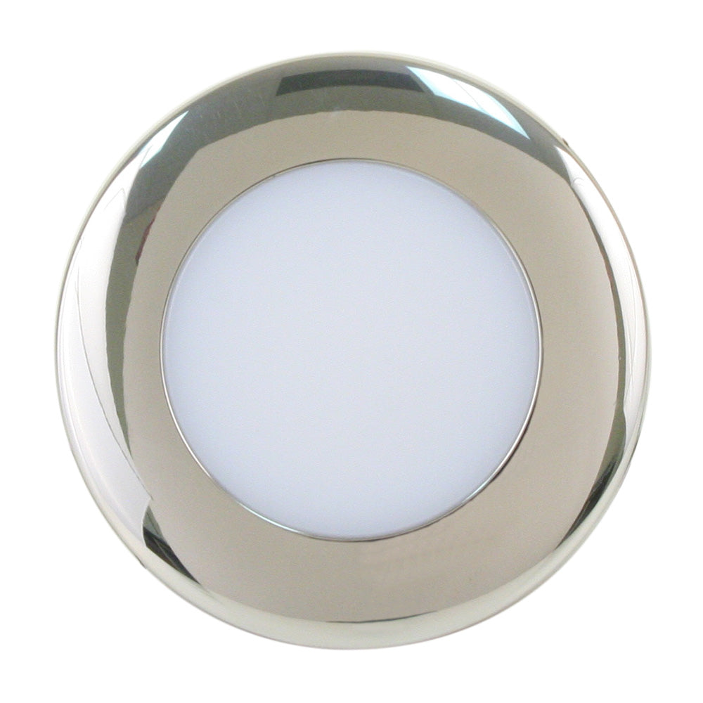 SCANDVIK A2.5 4 COLOR DOWNLIGHT W/SS TRIM - 8-30V