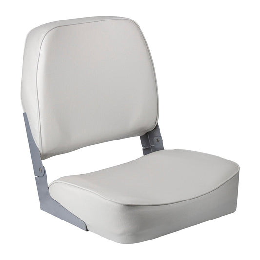 WISE SUPER VALUE LOW-BACK FISHING SEAT - WHITE