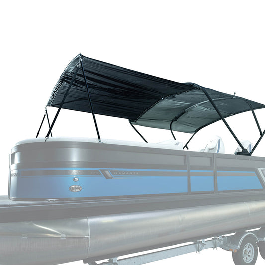 SURESHADE BIMINI EXTENSION F/POWER BIMINI - 7' BLACK HARDWARE W/BLACK CANVAS
