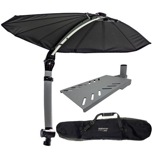 TACO SHADEFIN MINI W/BLACK FABRIC - BAG &AMP; SWIVEL SEAT MOUNT KIT