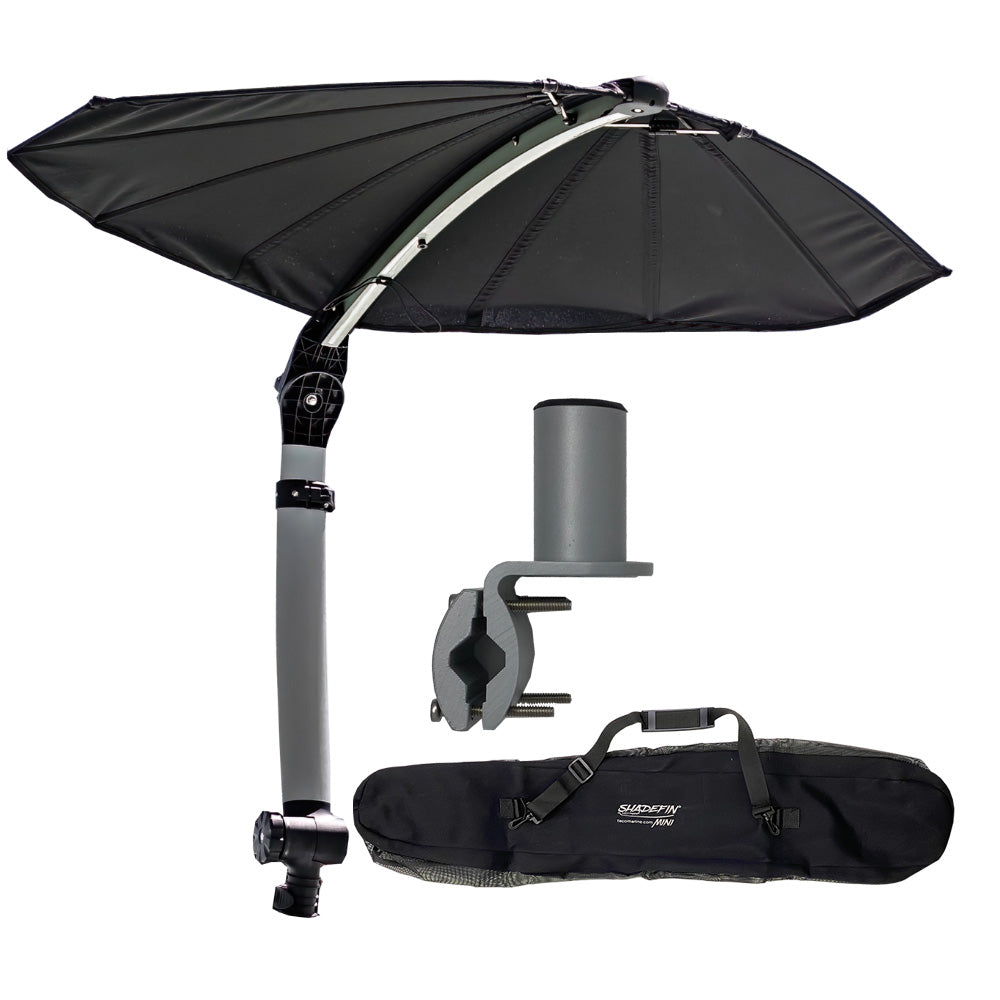 TACO SHADEFIN MINI W/BLACK FABRIC - BAG &AMP; ROUND RAIL MOUNT KIT