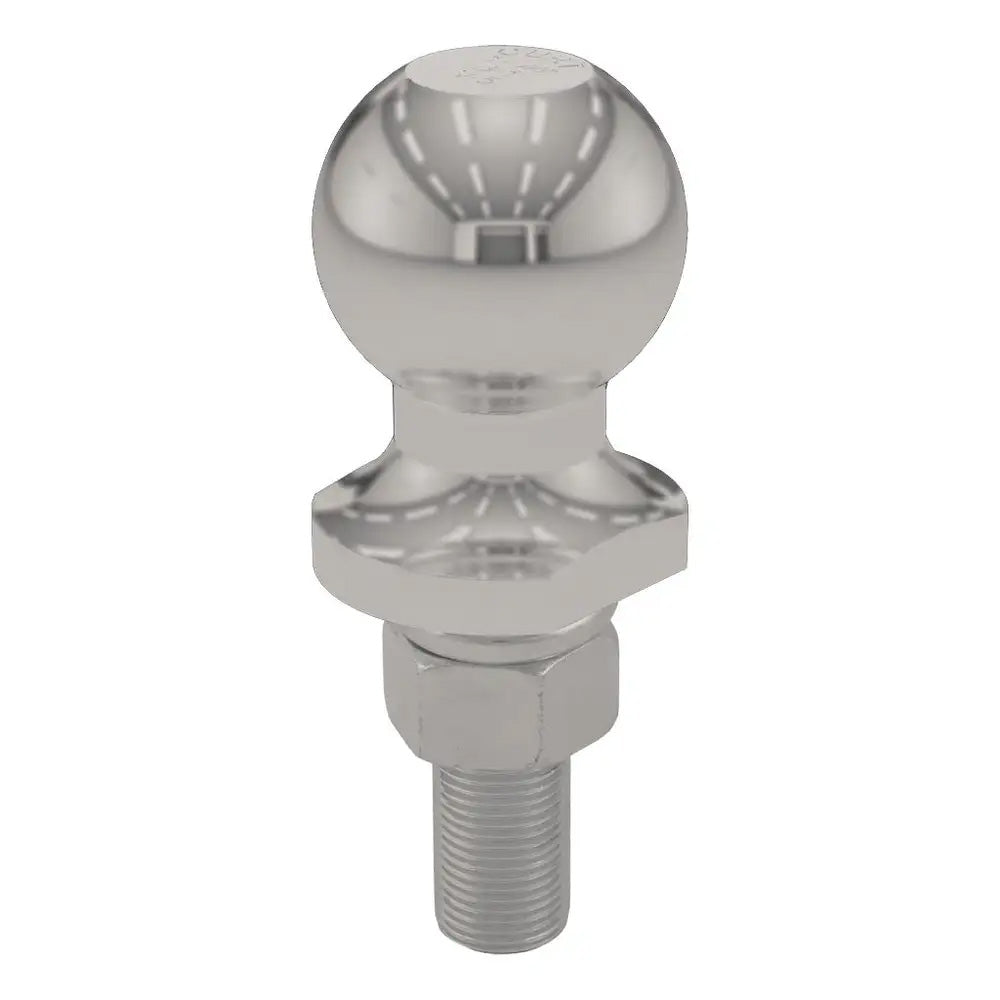 CURT 1-7/8" TRAILER BALL - 3/4" X 2-1/8" SHANK - 2,000 LB. CAPACITY - STAINLESS STEEL