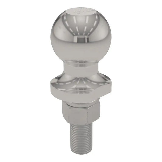 CURT 1-7/8" TRAILER BALL - 3/4" X 2-1/8" SHANK - 2,000 LB. CAPACITY - STAINLESS STEEL