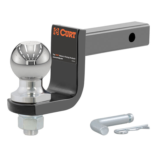 CURT TOWING STARTER KIT W/2" BALL - 1-1/4" SHANK - 3-1/4" DROP - 3,500 LBS