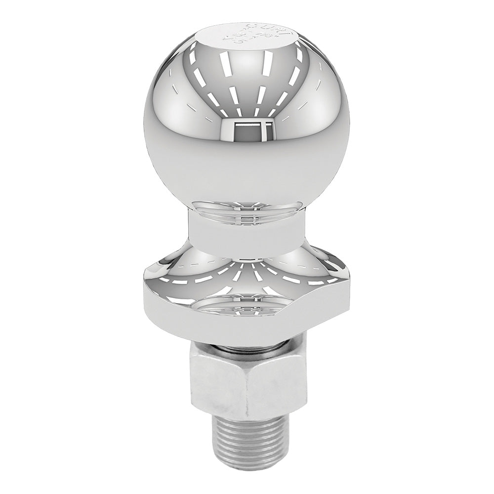 CURT 1-7/8" TRAILER BALL - 3/4" X 1-5/8" SHANK - 2,000 LBS. - CHROME