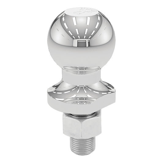 CURT 1-7/8" TRAILER BALL - 3/4" X 1-5/8" SHANK - 2,000 LBS. - CHROME