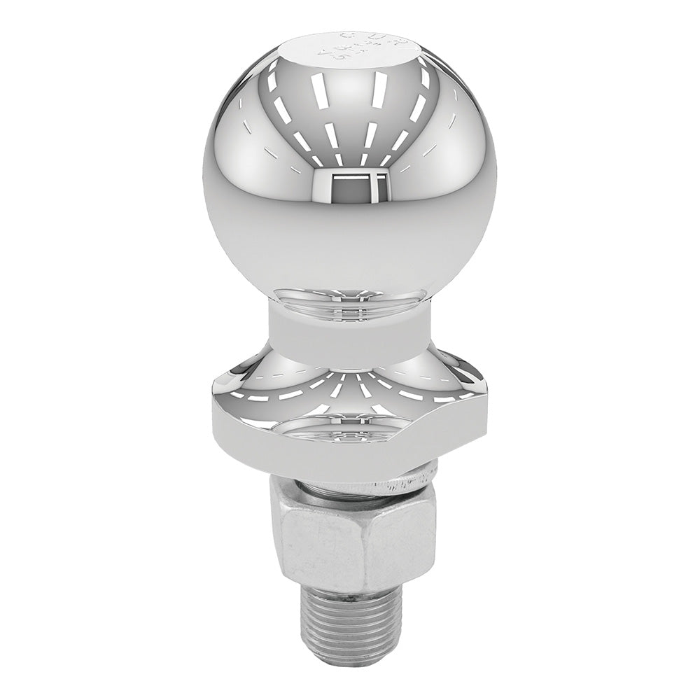 CURT 2" TRAILER BALL - 3/4" X 1-3/4" SHANK - 3,500 LBS. - CHROME